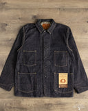 Studio D'Artisan D4650 Fox Cotton Denim Railroad Jacket