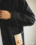 Studio D'Artisan D4650 Fox Cotton Denim Railroad Jacket