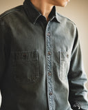 Studio D'Artisan Layered Color Denim Shirt - Ai-Shibu