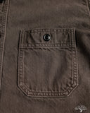 Studio D'Artisan Layered Color Denim Shirt - Kuro-Beni