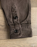 Studio D'Artisan Layered Color Denim Shirt - Kuro-Beni