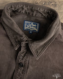 Studio D'Artisan Layered Color Denim Shirt - Kuro-Beni
