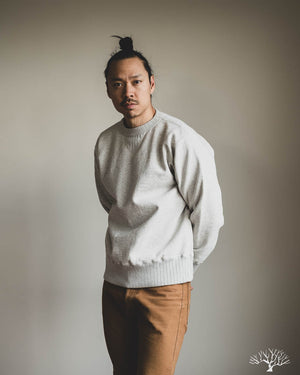 Studio d'Artisan - Loopwheel Crewneck Sweatshirt - Oatmeal