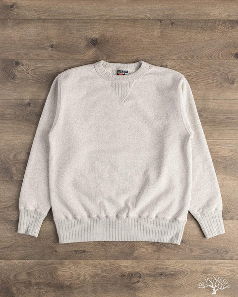Studio d'Artisan - Loopwheel Crewneck Sweatshirt - Oatmeal