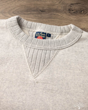 Studio d'Artisan - Loopwheel Crewneck Sweatshirt - Oatmeal