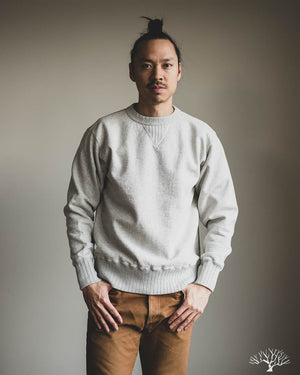 Studio d'Artisan - Loopwheel Crewneck Sweatshirt - Oatmeal