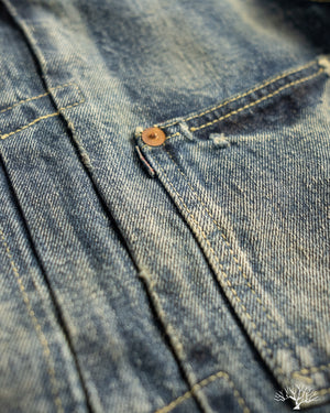 TCB - Faded S40's Jacket - 13.5oz Indigo Denim – Withered Fig