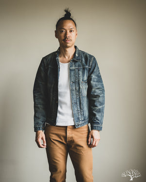 TCB - Faded S40's Jacket - 13.5oz Indigo Denim – Withered Fig