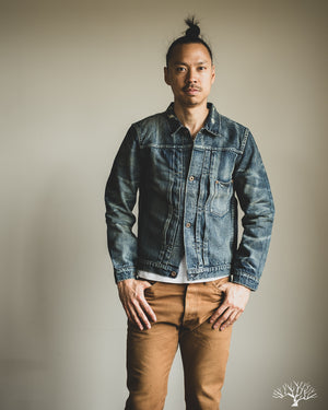 TCB - Faded S40's Jacket - 13.5oz Indigo Denim – Withered Fig