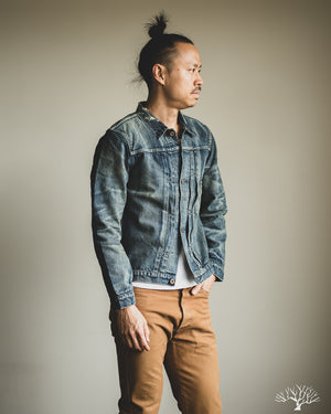 TCB - Faded S40's Jacket - 13.5oz Indigo Denim – Withered Fig