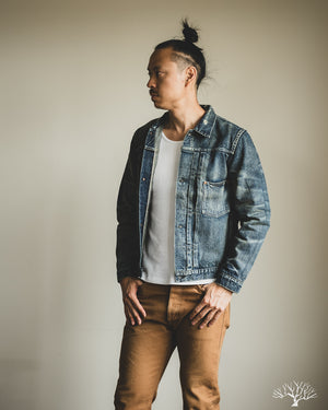 TCB - Faded S40's Jacket - 13.5oz Indigo Denim – Withered Fig