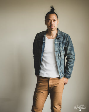 TCB - Faded S40's Jacket - 13.5oz Indigo Denim – Withered Fig