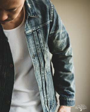 TCB - Faded S40's Jacket - 13.5oz Indigo Denim – Withered Fig