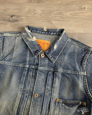 TCB - Faded S40's Jacket - 13.5oz Indigo Denim – Withered Fig