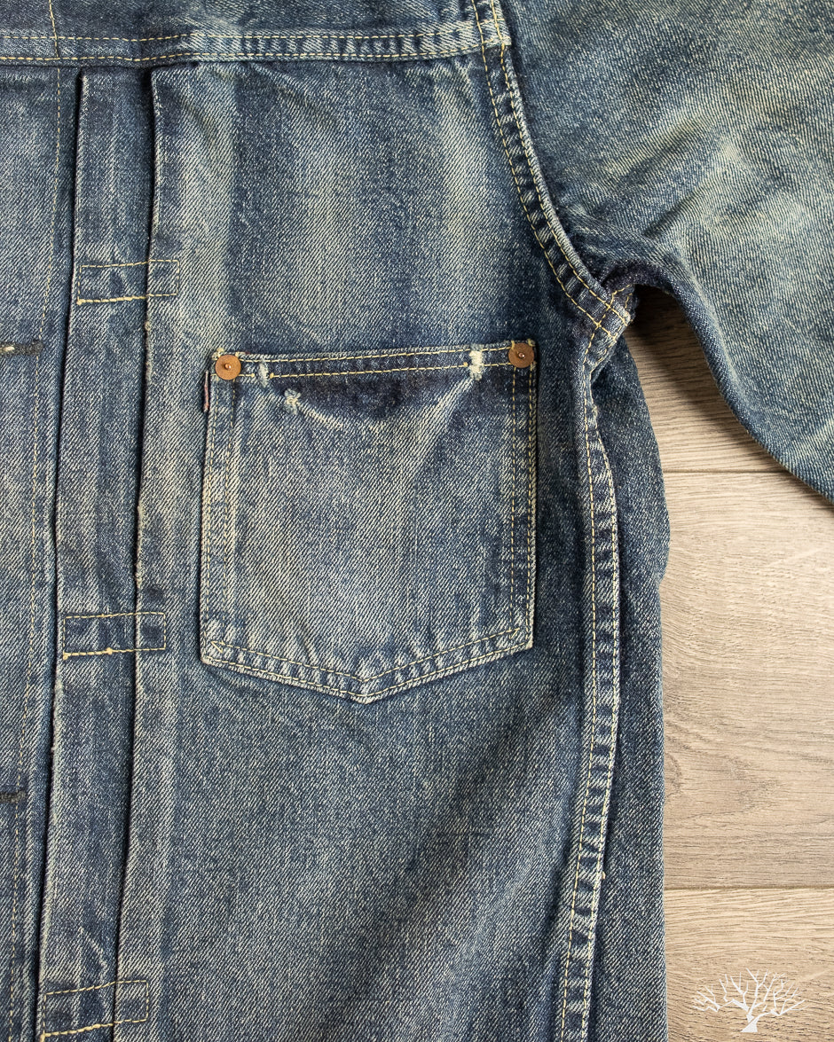 TCB - Faded S40's Jacket - 13.5oz Indigo Denim – Withered Fig