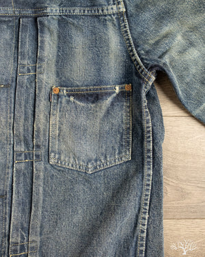 TCB - Faded S40's Jacket - 13.5oz Indigo Denim – Withered Fig
