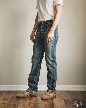 TCB - Faded S40's Jeans - 13.5oz Indigo Denim – Withered Fig