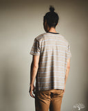 TCB Inside Out Stripe Tee - Type 1 Light Grey