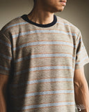 TCB Inside Out Stripe Tee - Type 1 Light Grey