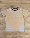 TCB Inside Out Stripe Tee - Type 1 Light Grey