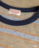 TCB Inside Out Stripe Tee - Type 1 Light Grey