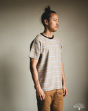 TCB Inside Out Stripe Tee - Type 1 Light Grey