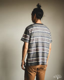 TCB Inside Out Stripe Tee - Type 2 Dark Grey