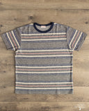 TCB Inside Out Stripe Tee - Type 2 Dark Grey
