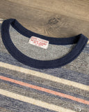 TCB Inside Out Stripe Tee - Type 2 Dark Grey