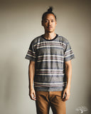 TCB Inside Out Stripe Tee - Type 2 Dark Grey