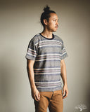 TCB Inside Out Stripe Tee - Type 2 Dark Grey