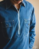 TCB Uncle Cat Shirt - Chambray