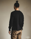 UES 60BW - Big Waffle T-Shirt - Black