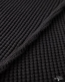 UES 60BW - Big Waffle T-Shirt - Black