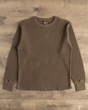 UES 60BW - Big Waffle T-Shirt - Brown
