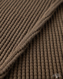 UES 60BW - Big Waffle T-Shirt - Brown