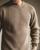 UES 60BW - Big Waffle T-Shirt - Sand Beige