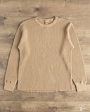 UES 60BW - Big Waffle T-Shirt - Sand Beige
