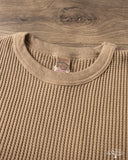UES 60BW - Big Waffle T-Shirt - Sand Beige