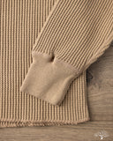 UES 60BW - Big Waffle T-Shirt - Sand Beige