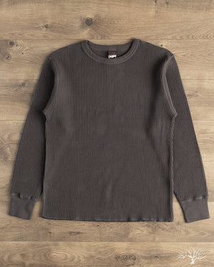 UES - 60BW - Big Waffle T-Shirt - Steel Gray – Withered Fig