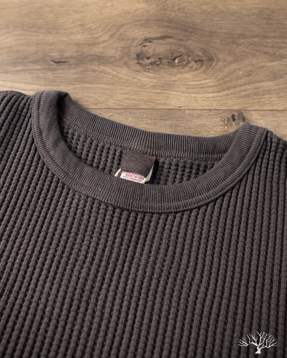 UES 60BW - Big Waffle T-Shirt - Steel Gray