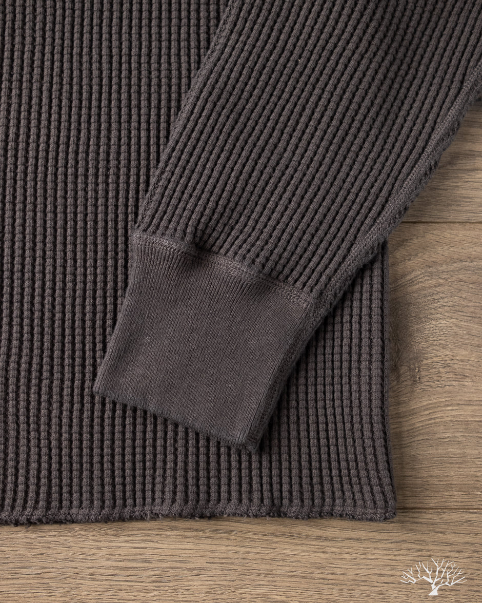 UES 60BW - Big Waffle T-Shirt - Steel Gray