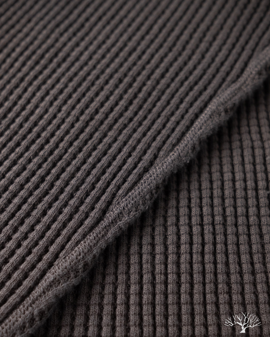 UES 60BW - Big Waffle T-Shirt - Steel Gray