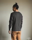 66BW Big Waffle Henley T-Shirt - Steel Gray