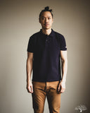 UES 67LW Rahben Stitch Polo Shirt - Navy