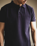 UES 67LW Rahben Stitch Polo Shirt - Navy