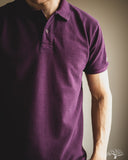 UES 67LW Rahben Stitch Polo Shirt - Purple