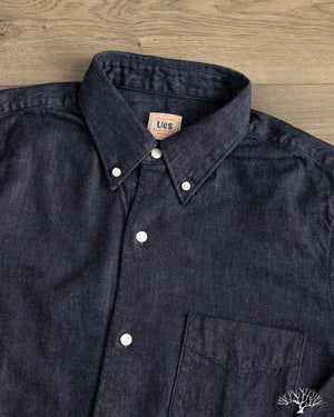 UES - 6oz Button-Down Shirt - Denim 5 | XXL UES - 6oz Button-Down Shirt - Denim 5 | XXL