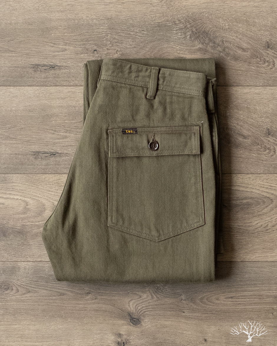 イカイ YCHAI BAKER PANTS.OLIVE.30 (カーキ/Ｓ) UES - Baker Pants - Olive – Withered Fig
